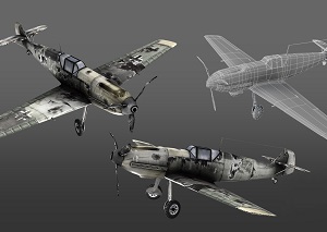 Image of animated planes